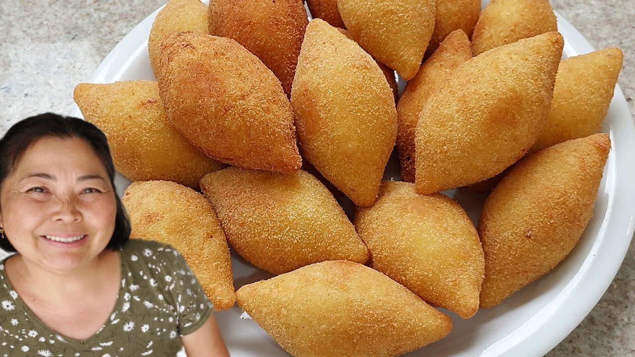 MASSA DE MANDIOCA PARA SALGADOS SEM GLÚTEN | pode fazer coxinhas, com carne, queijo/presunto