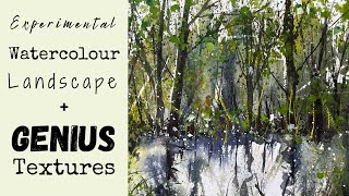 Experimental Watercolour Landscape + Genius Texture Hacks by Karen Rice Art 29,657 views 1 month ago 12 minutes, 38 seconds