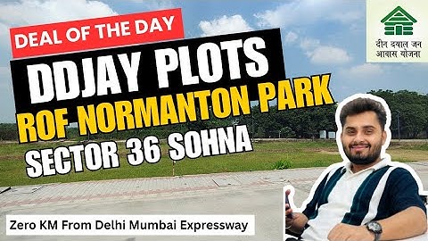 Ddjay Plots Sohna |  Rof Normanton Park Sector 36 Sohna | Affordable Plots Gurgaon #plotsinsohna 