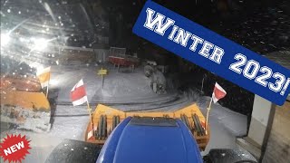 Der Schnee Kommt Schneeräumung In Den Alpen Teil 2