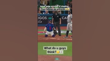 Aaron Judge accused of cheating from Bluejays broadcast! #viral #baseball #mlb #views #shorts￼