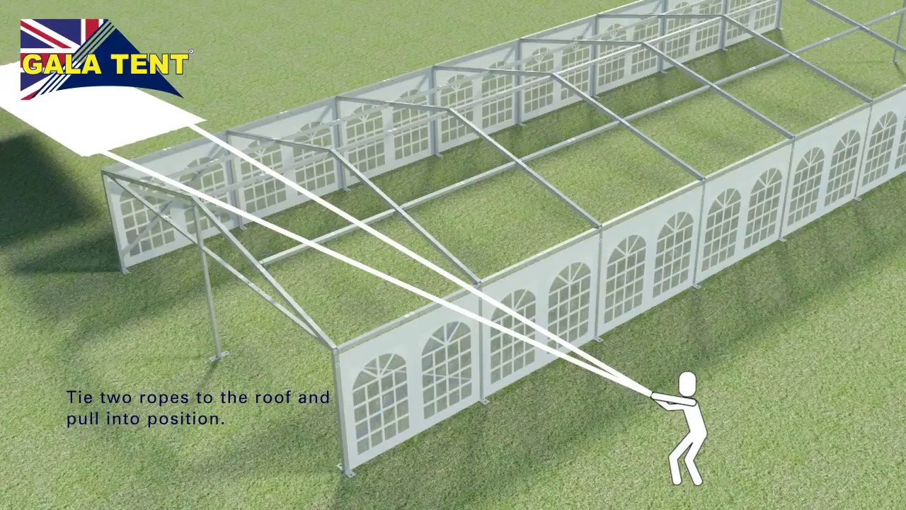 9m x 24m How to Erect Gala Tent Fusion Marquee - Assembly Instructions