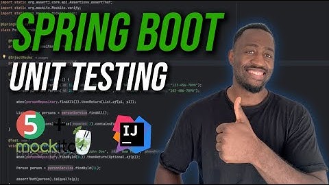 Spring Boot Testing : Rédiger des Tests Unitaires en utilisant JUnit 5 - Mockito - Jacoco