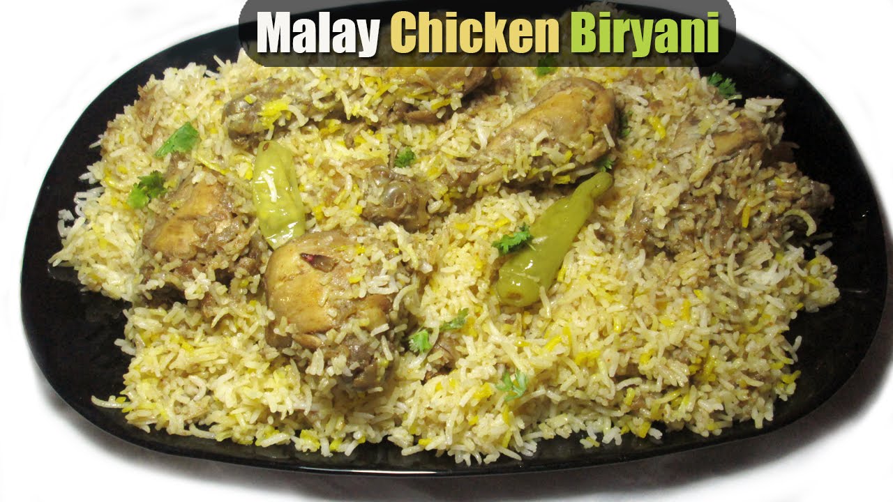 Chicken Biryani Malai Chicken Biryani Recipe Chicken Biryani Restaurant Style YouTube