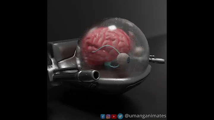 Brain Robot! Blender 3d animation | #shorts
