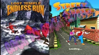 Temple Endless Run vs Street Chaser Gameplay For All Kids And Babies screenshot 1