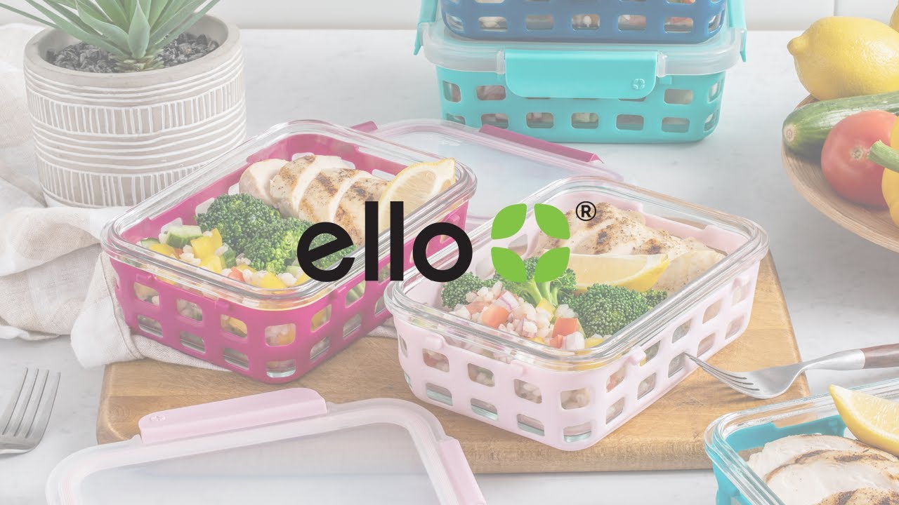 Ello, Dining, Ello 4pc Glass Food Storage Set New