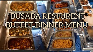 Busaba Resturent Chittagong | Buffet Dinner Menu