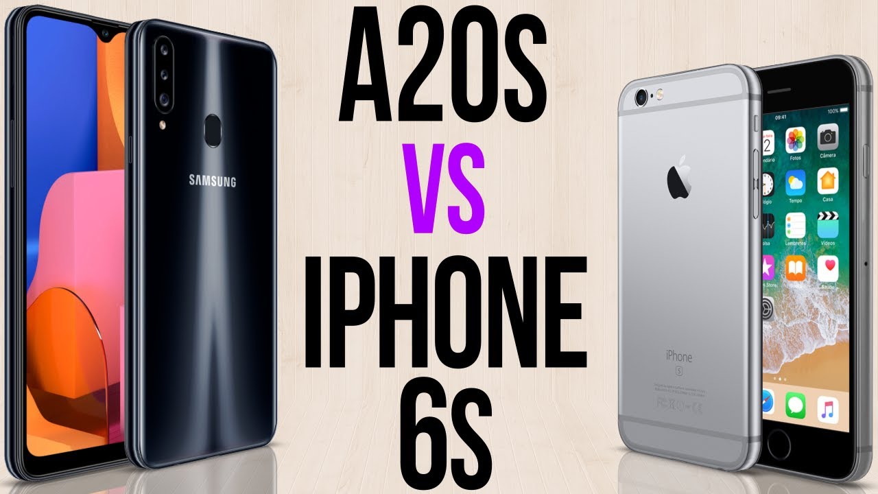 A20s vs iPhone 6s (Comparativo) - YouTube