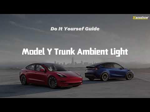 DIY Tesla Model Y Trunk Ambient Lighting: Step-by-Step Tutorial