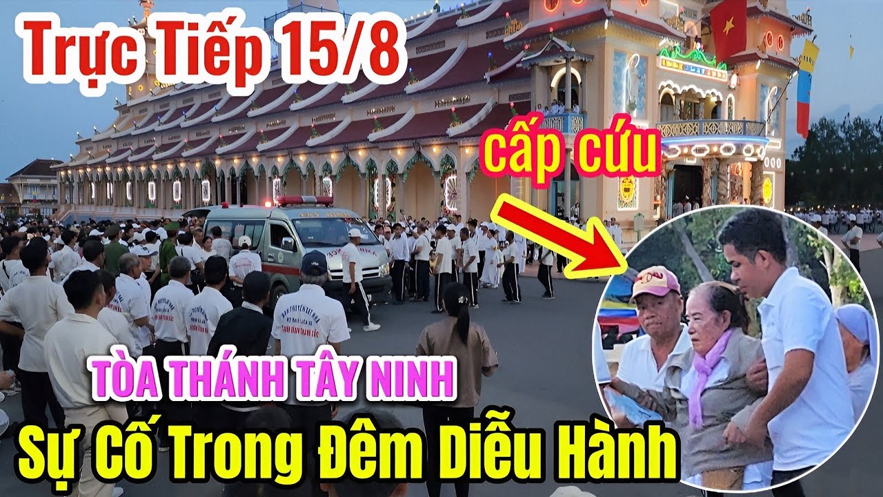 Концерт 15 августа в Тай Нинь, Святой Престол 👉Парад Ко Тьен