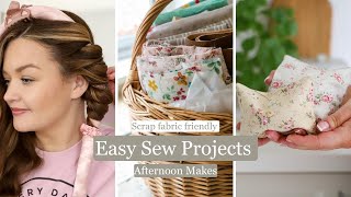 Easy sewing projects compilation! ( Scrap fabric friendly & perfect for beginners )  🧵