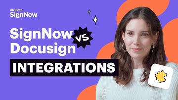 SignNow vs DocuSign Integrations - 2023 Comparison