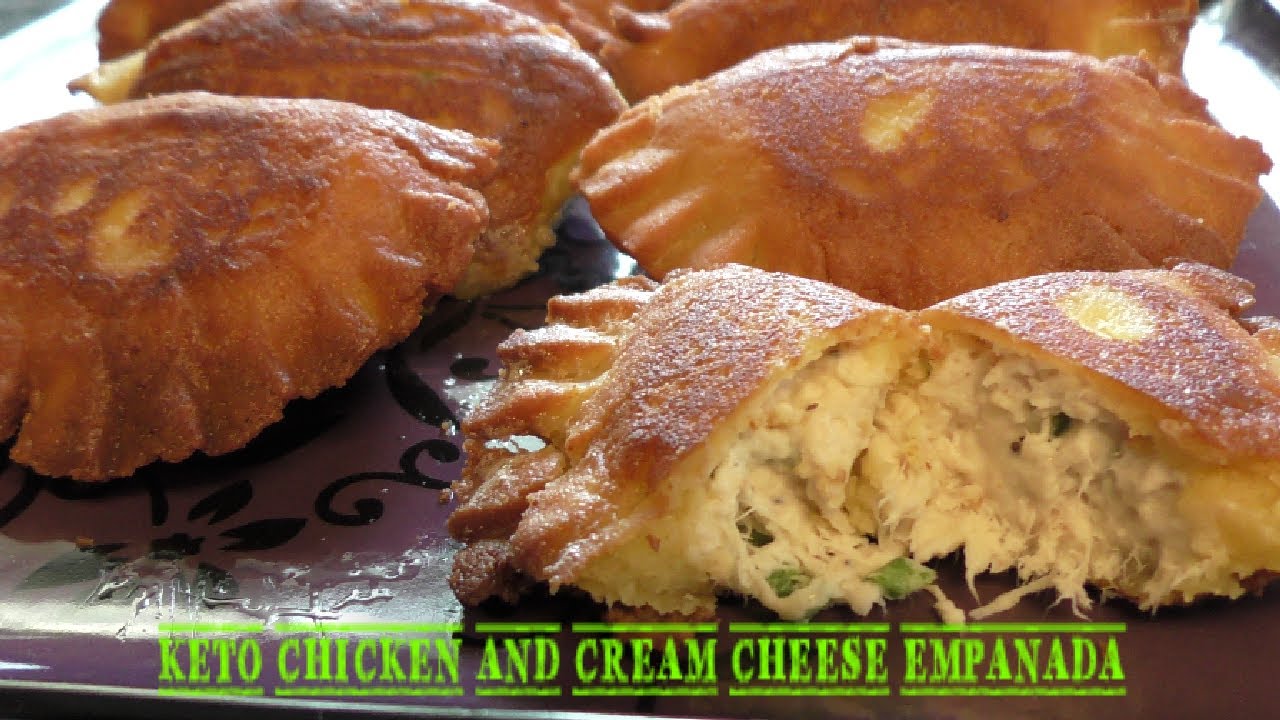 KETO CHICKEN AND CREAM CHEESE EMPANADA YouTube