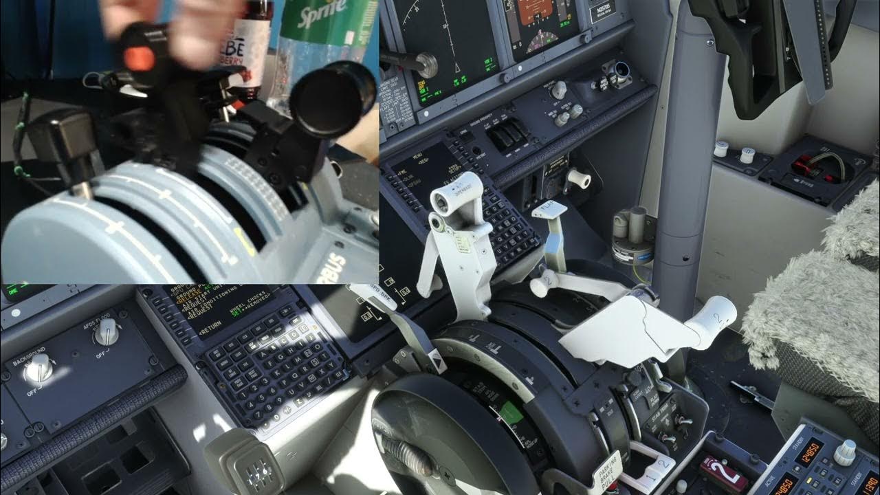 Thrustmaster TCA Airbus throttle issues PMDG Simulations
