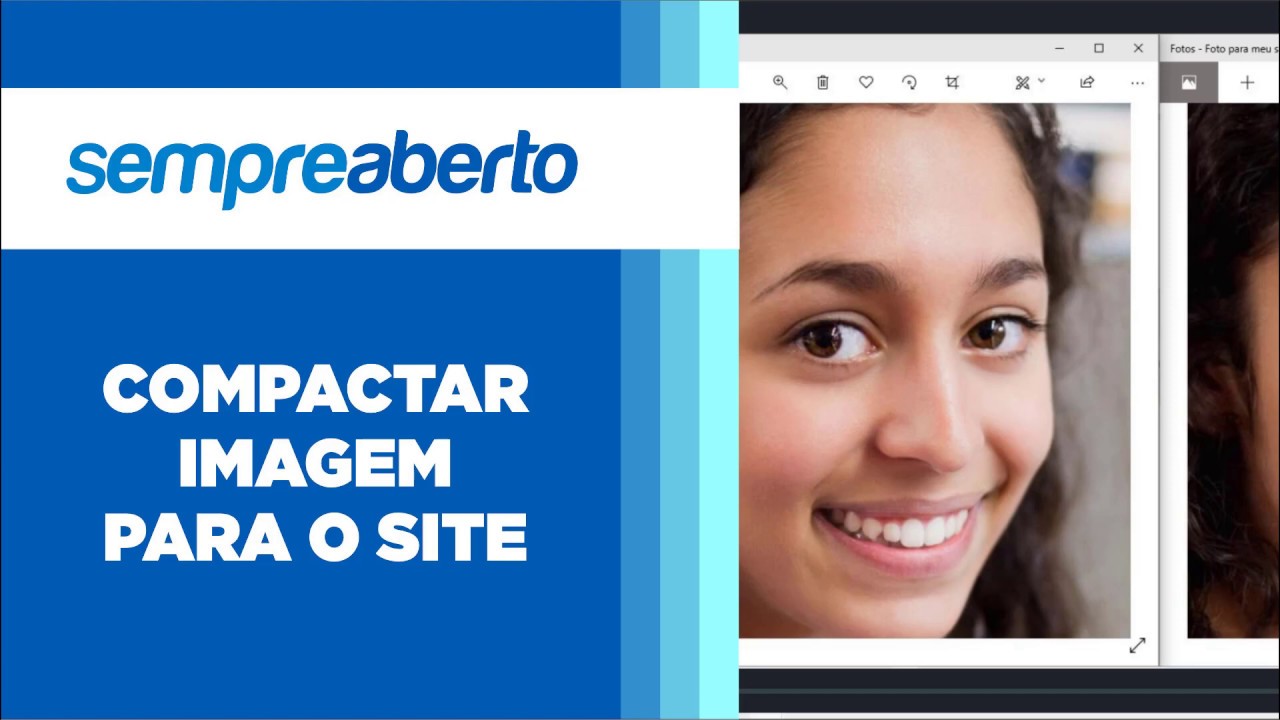 Compactar imagem para o site