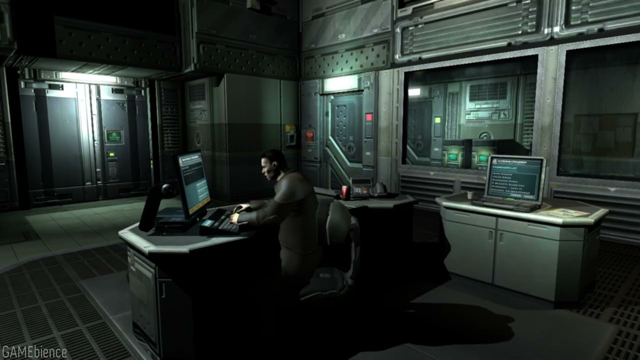 3 Hour - Doom 3 - Working at Lobby Desk Ambience