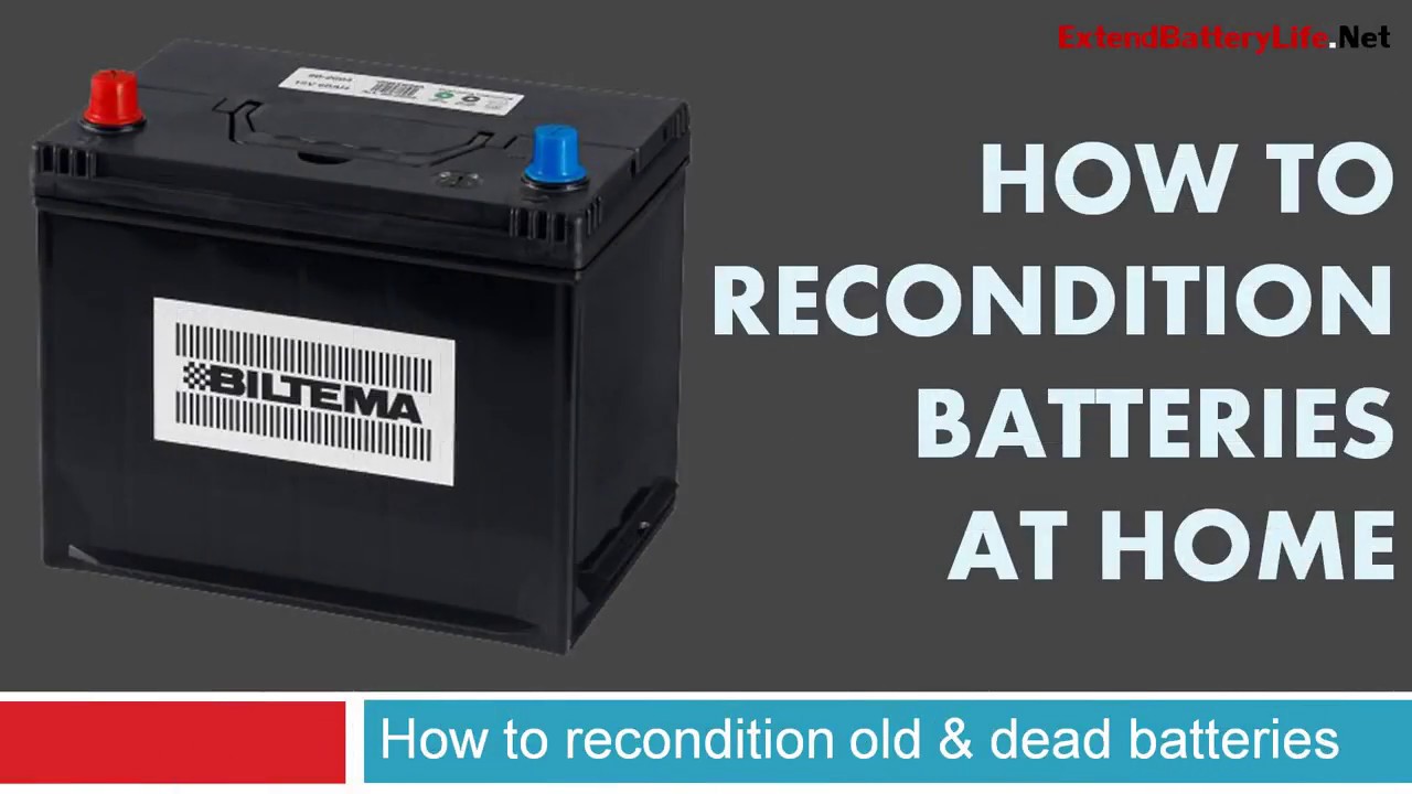 Reconditioning old batteries youtube 