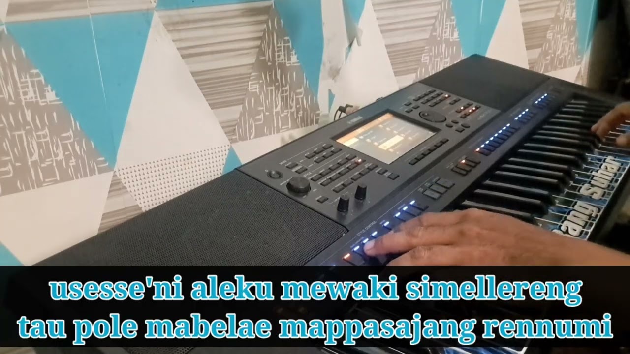 KARAOKE BUGIS GAMBUS _PETTU TENGNGA LALENG_ NADA PRIA