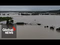 Huge swaths of Spain under water after series of storms hit region