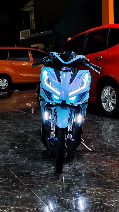 Vario Modifikasi Ice Blue