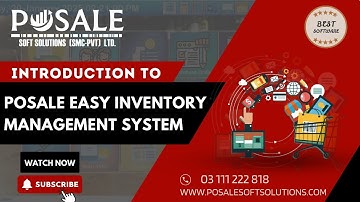 INTRODUCTION VIDEO TO, POSALE EASY INVENTORY MANAGEMENT SYSTEM #invetory #pos #pointofsales