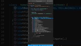 listview flutter UI design #flutter #flutteruidesign #flutterdev #shorts #short #coding