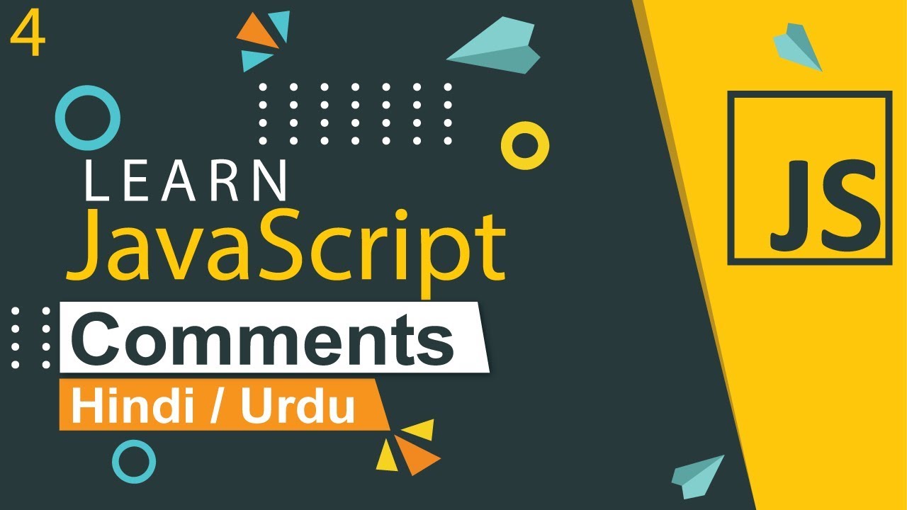 comment javascript 2022 Update JavaScript Comments Tutorial in Hindi / Urdu