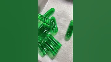 Sprite bottle embryo, injection molding machine production process, need mold and injection molding