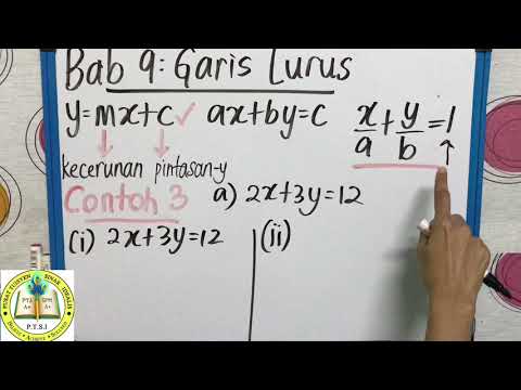 Bab 9 Garis Lurus Part 1 Matematik Tingkatan 3 Youtube