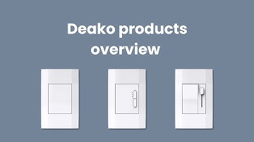 Overview of Deako products