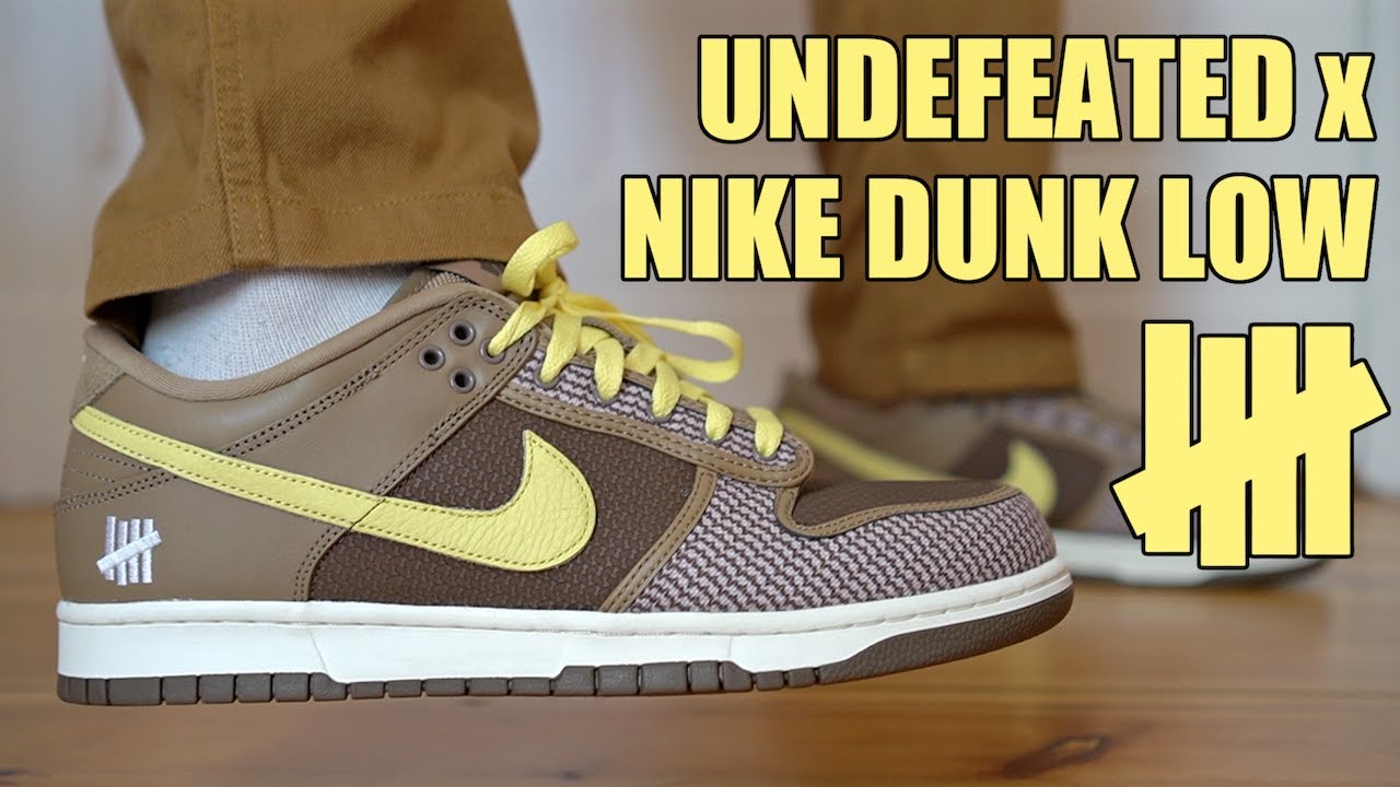 UNDEFEATED x NIKE DUNK LOW CANTEEN REVIEW & ON FEET....THESE ARE REALLY  UNDERRATED