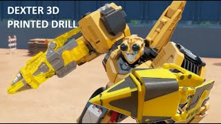 3D Printing Dexters Drill From Metal Cardbot