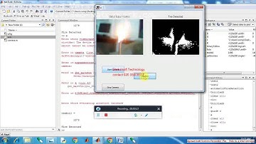 Automatic Fire detection using MATLAB Real time camera new