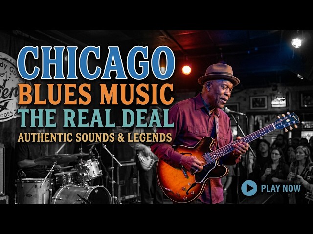 Deep Midnight Blues Guitar - Chicago Jazz Blues for Lonely Nights