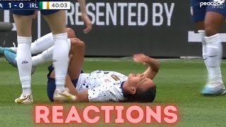 Reactions to Mallory Swanson Knee Injury #malloryswanson #usawnt
