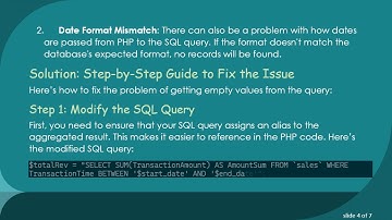 Resolving the Problem of PHP Returns Empty Value from MySQL Query