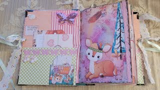 Corset Spine. Bohemian style baby girl Journal.. Something a bit different 💗💓💕💖💝
