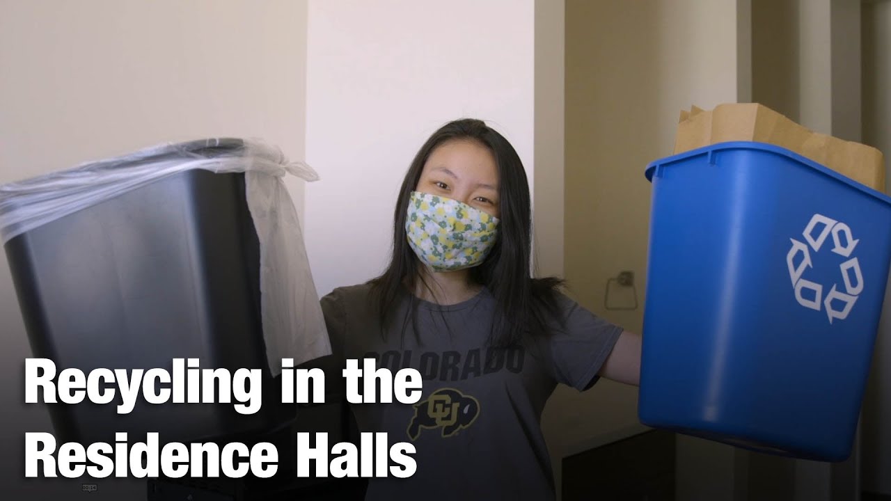 Recycling in the Residence Halls | CU Boulder