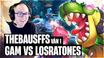 PROVIEW THEBAUFFS TRONG ĐẤU TẬP GAM VS LOSRATONES VÁN 1: CHOGATH MƯA KIẾM vs JAX CỦA KIAYA