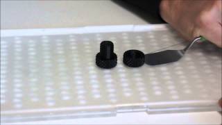 Separating printed parts from the Makerbot Replicator 2 build plate Wealth
