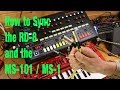 How to sync a behringer rd8 and ms101 ms1 updated