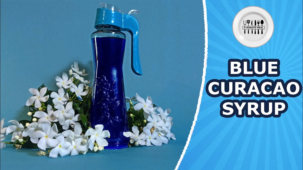 Blue curacao syrup recipe Homemade blue curacao Drink z blue