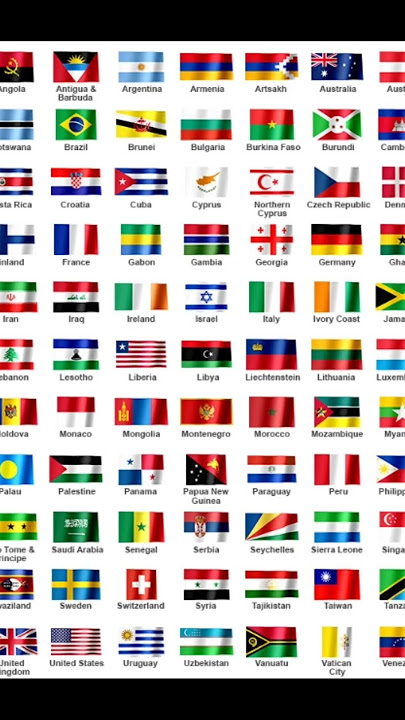 All countries Flags - World flags #shorts #education #country