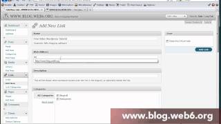 Blogroll Wordpress Tutorial 2011 How To Get Rid Of Blogroll