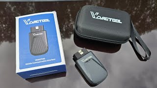 VdiagTool D200 OBD2 Scanner Bluetooth Unboxing