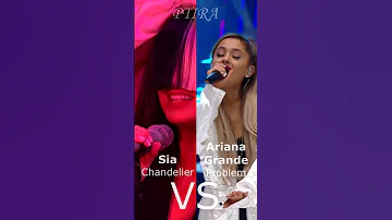 ORIGINAL vs LIVE ENG Who best?  Sia | Ariana Grande