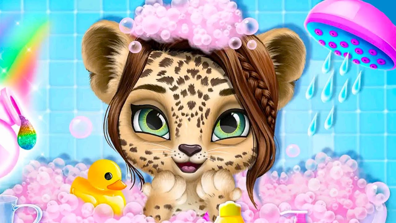 Fun Baby Animal Care - Dress Up, Feed Baby Leopard Amy Best Kids Games
