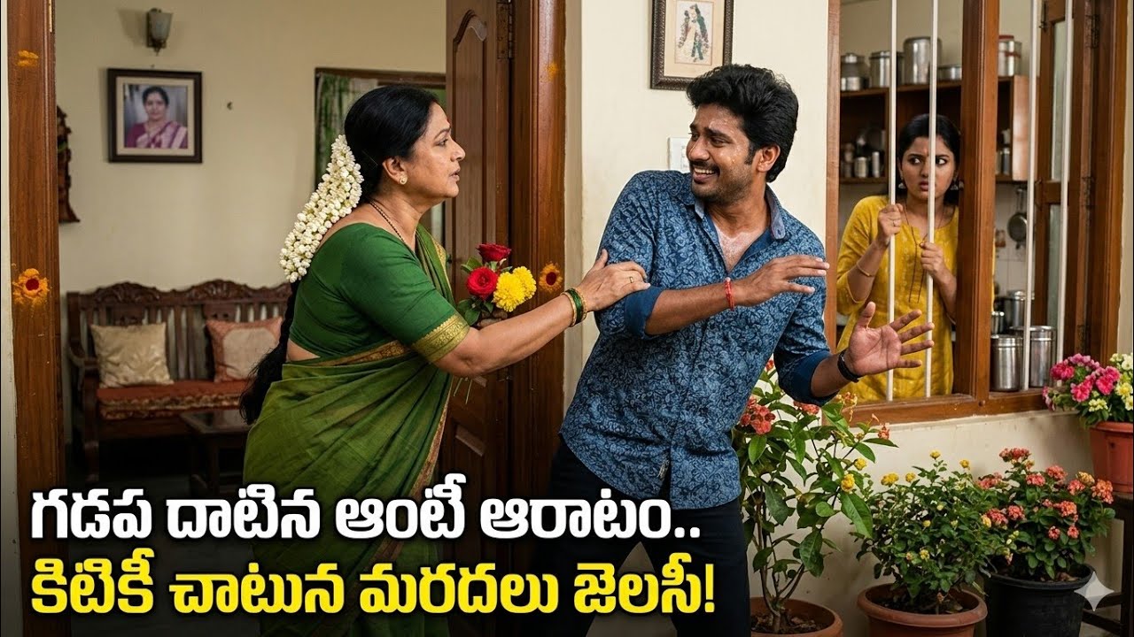 గడప దాటిన ఆంటీ ఆరాటం.. వంటగదిలో బాబాయ్ రొమాంటిక్ తిప్పలు! 🤐🔥 Telugu love stories 