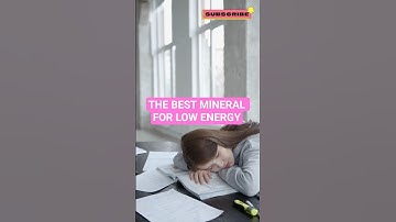 The #1 Mineral You Need for MAX Energy Boost